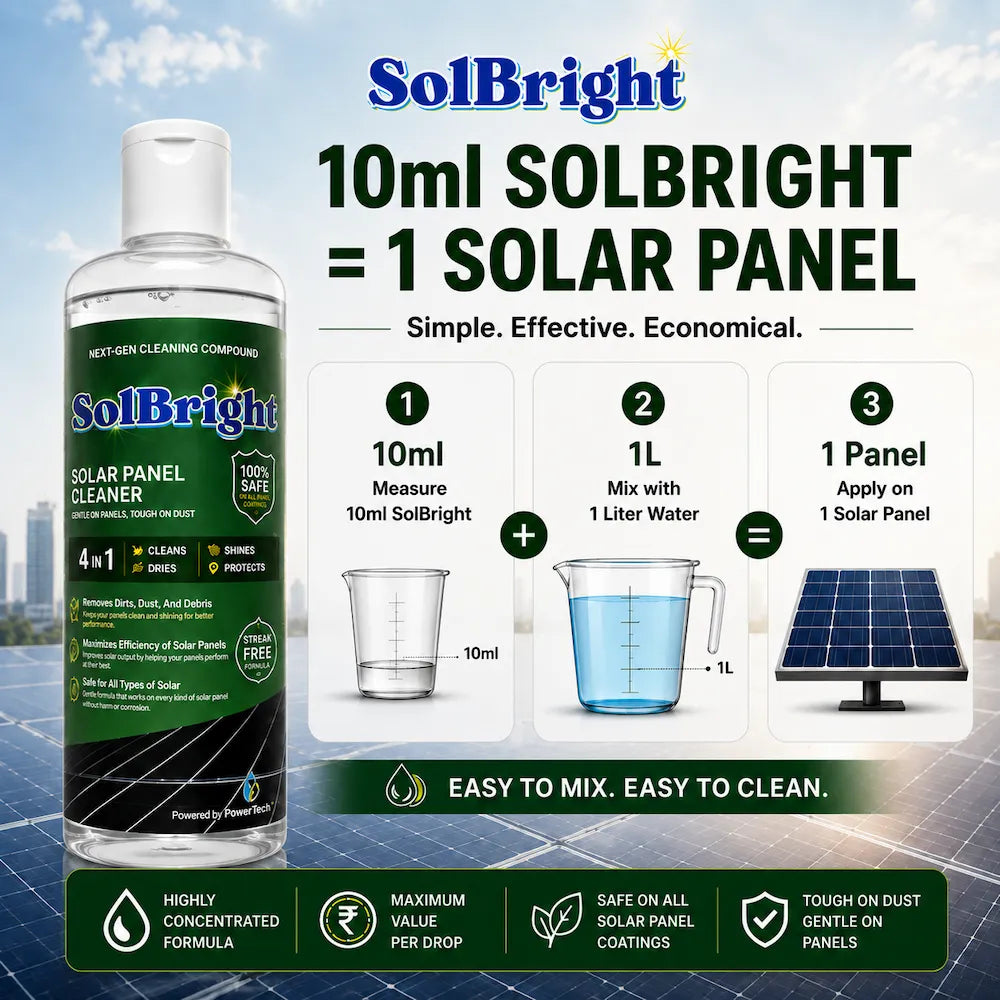 SolBright Regular Solar Panel Cleaner
