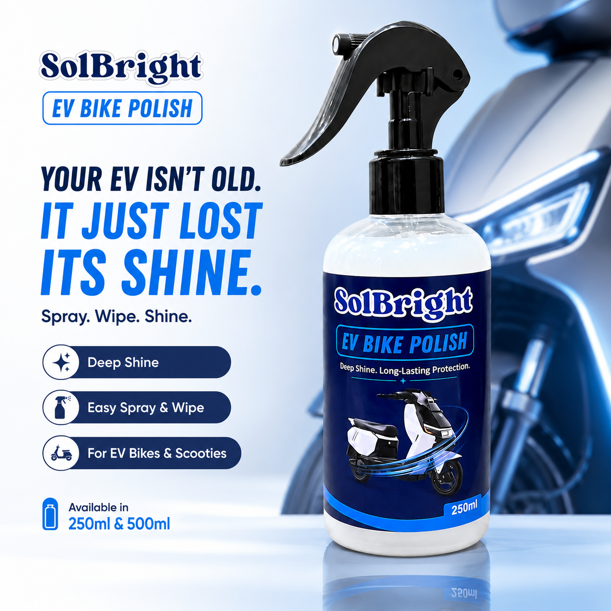 SolBright EV Bike Polish